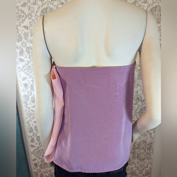 Spring 2012 RTW Phillip Lim 3.1 Lilac & Pink Silk Draped Bustier NWT sz 10 - Picture 7 of 17